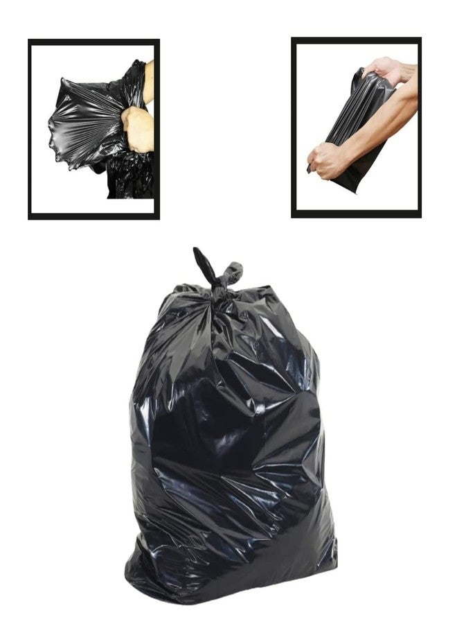 Kitchenwell EXTRA LARGE 15 Garbage Bags/Trash Bags/Dustbin Bags, 30 x 37 Inches Black - Image 4